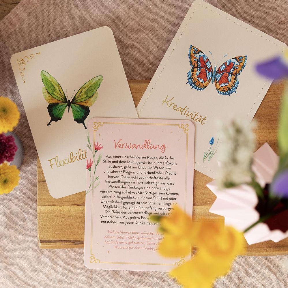 Weitere Ansicht: Orakelkarten: Zauber der Schmetterlinge | Franziska Sorgenfrei