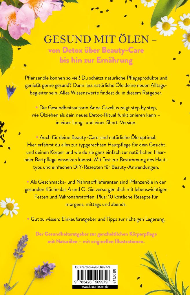 Weitere Ansicht: Gesund und schön mit Ölen | Anna Cavelius