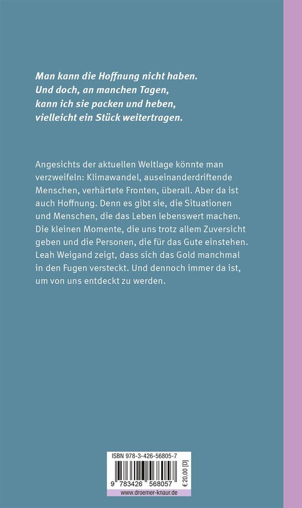 Weitere Ansicht: Das Gold in den Fugen | Leah Weigand