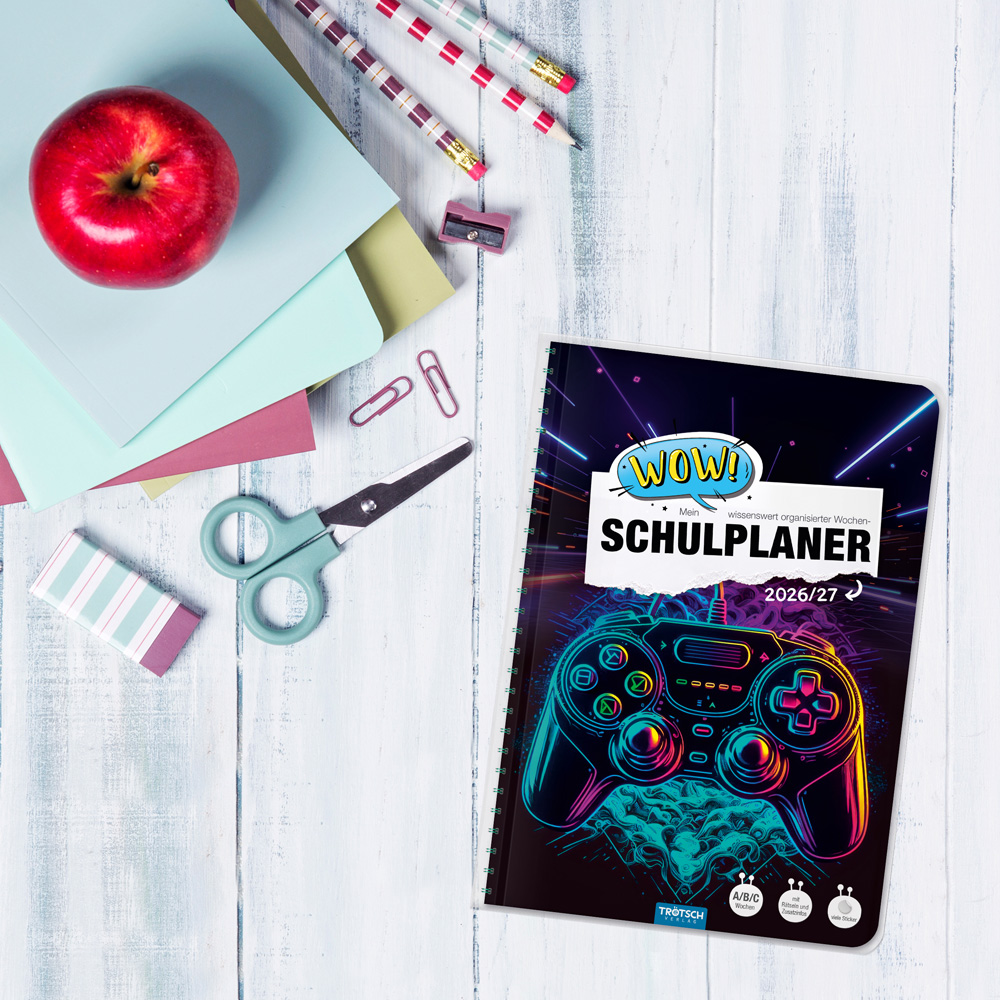Weitere Ansicht: TRÖTSCH - Schulplaner WOW Gaming 26/27