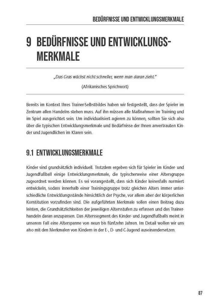 Weitere Ansicht: Handbuch Kinder- & Jugendfußball | Niklas Lüdemann