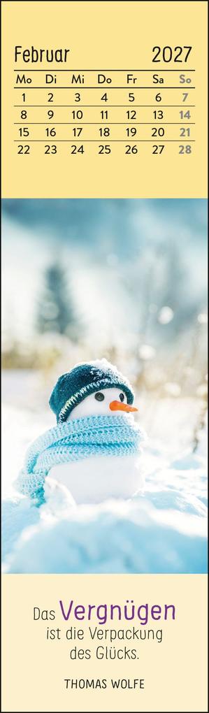 Weitere Ansicht: Lesezeichenkalender 2027: Der kleine Glückskalender