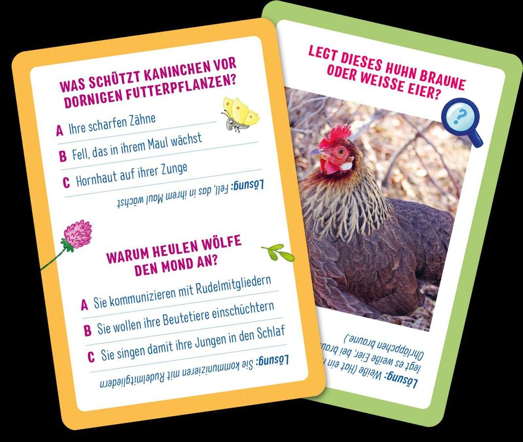 Weitere Ansicht: Das Quiz für kleine Forscher - Natur | Klara Wiesel