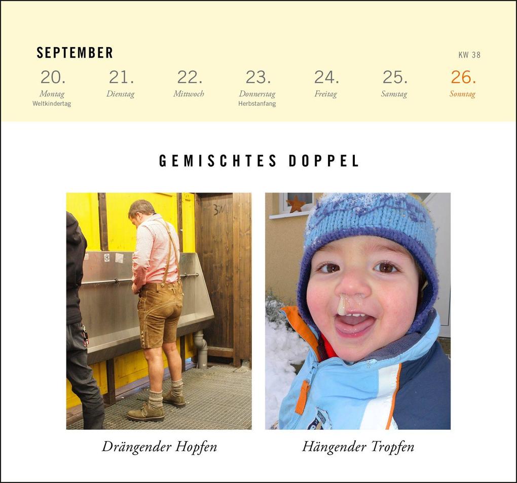 Weitere Ansicht: Postkartenkalender 2027: Gemischtes Doppel | Süddeutsche Zeitung, Süddeutsche Zeitung Magazin