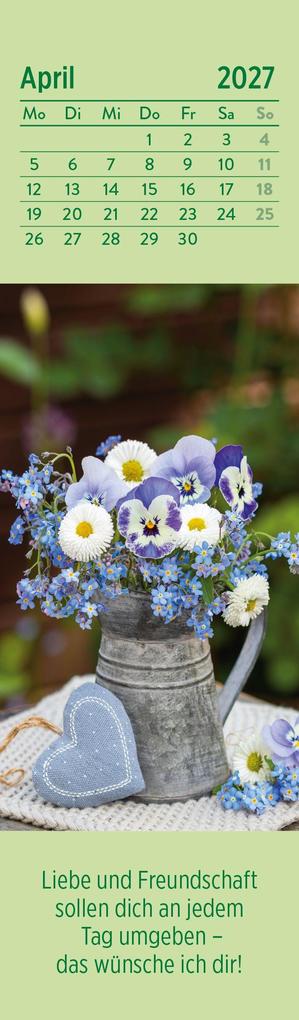 Weitere Ansicht: Lesezeichenkalender 2027: Ein Strauß voll guter Wünsche