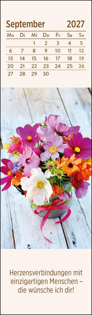 Weitere Ansicht: Lesezeichenkalender 2027: Ein Strauß voll guter Wünsche