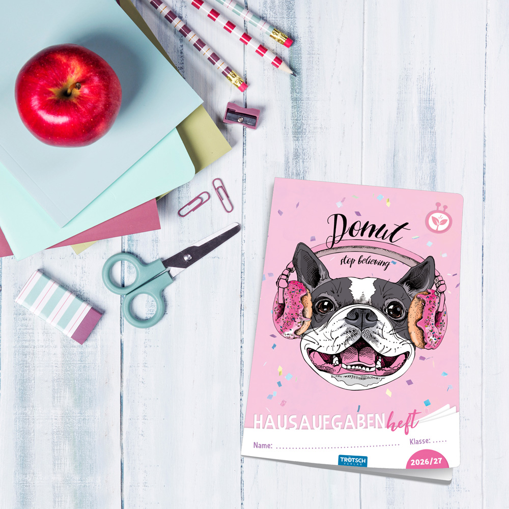 Weitere Ansicht: TRÖTSCH - Jahresbezogenes Hausaufgabenheft Grundschule Hund 26/27