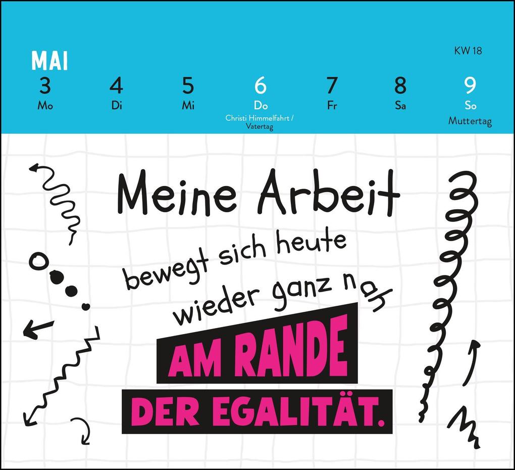 Weitere Ansicht: Mini-Wochenkalender 2027: Bevor du fragst: Nö!