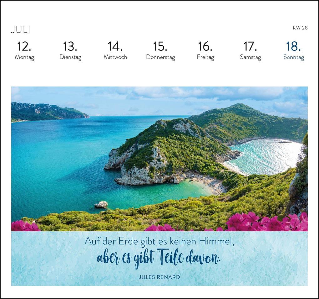 Weitere Ansicht: Postkartenkalender 2027: Träume vom Meer