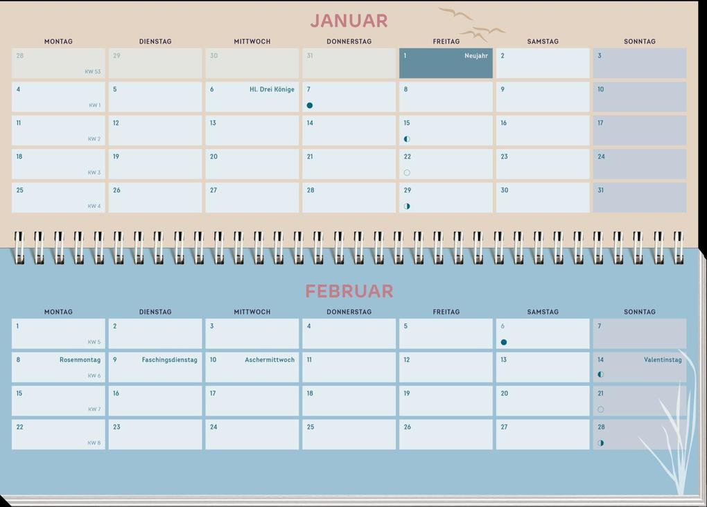 Weitere Ansicht: Tischkalender 2027 quer: Nimm dir etwas Zeit für dich