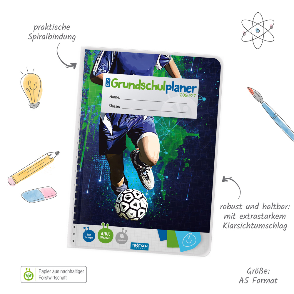 Weitere Ansicht: TRÖTSCH - Grundschulplaner Soccer 26/27