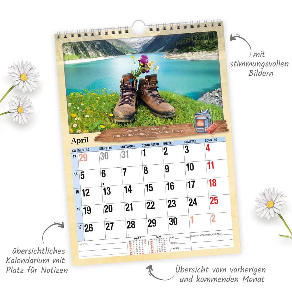 Weitere Ansicht: TRÖTSCH - Classickalender Rentnerkalender 2027