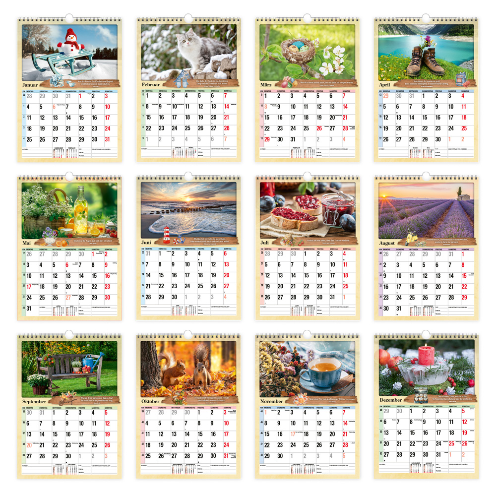 Weitere Ansicht: TRÖTSCH - Classickalender Rentnerkalender 2027