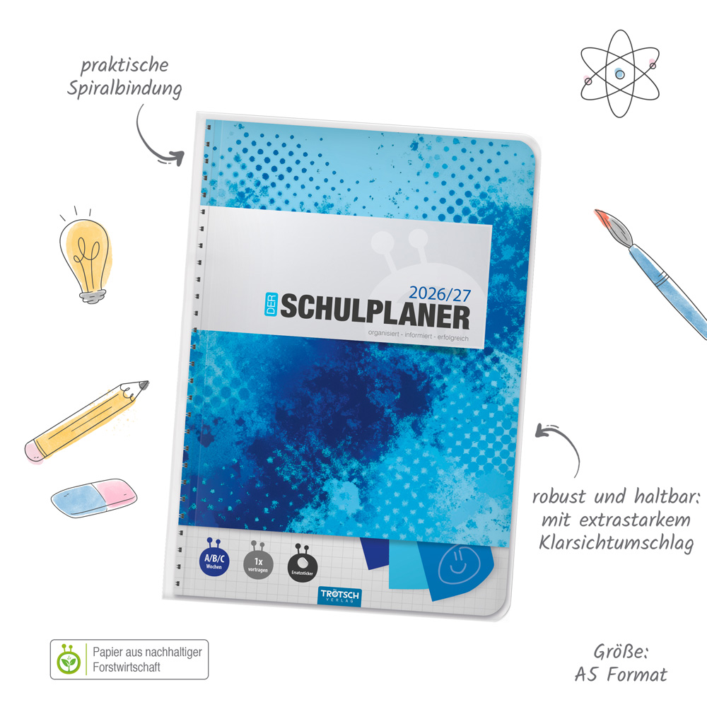 Weitere Ansicht: TRÖTSCH - Schulplaner Blau 26/27