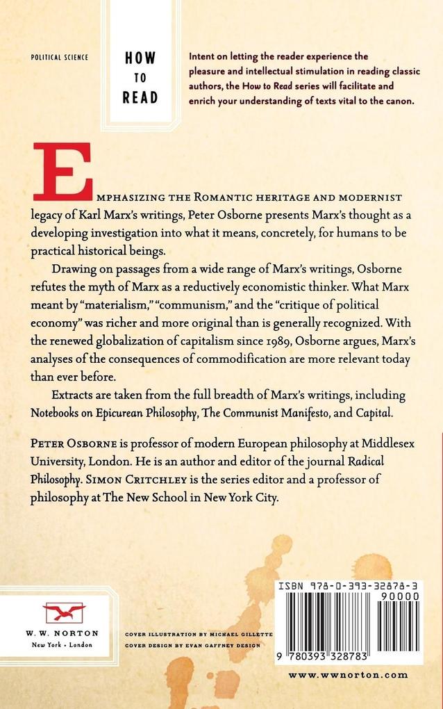 Weitere Ansicht: How to Read Marx | Peter Osborne