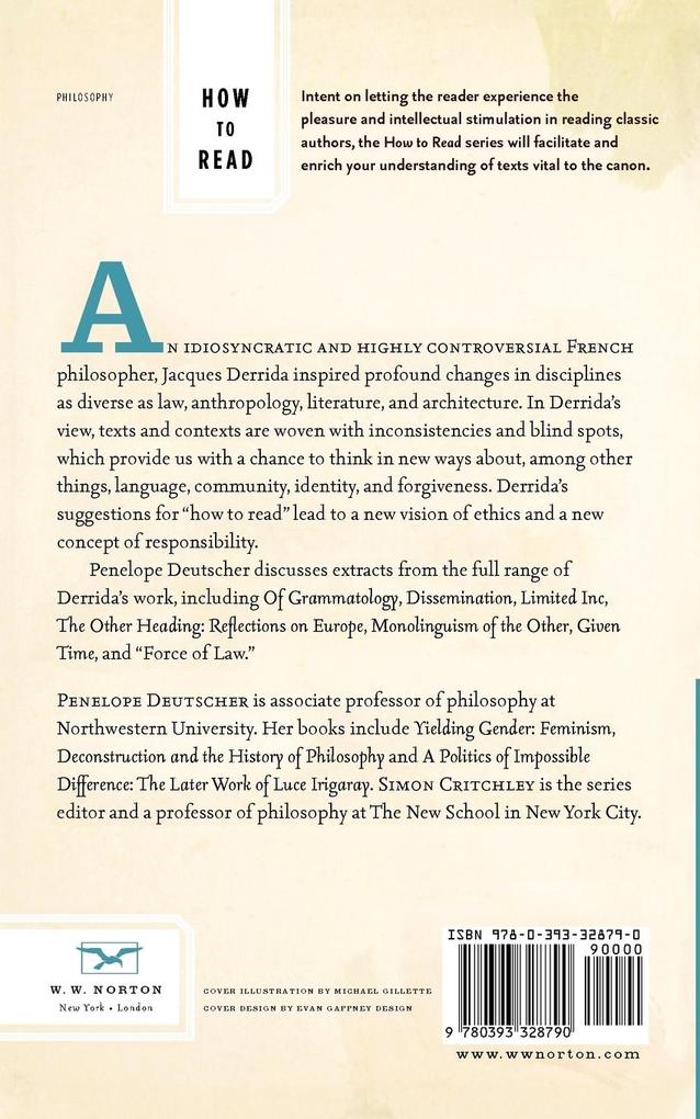 Weitere Ansicht: How to Read Derrida | Penelope Deutscher
