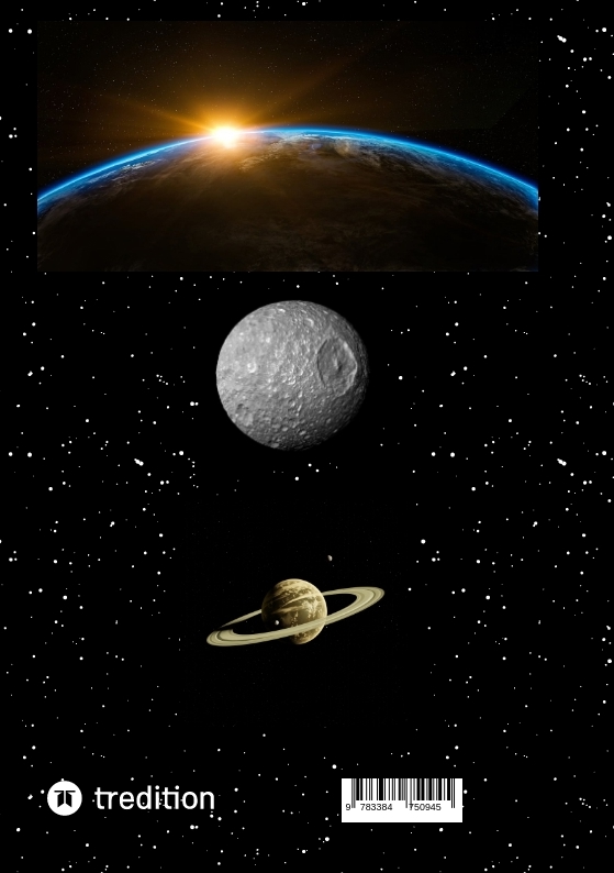 Weitere Ansicht: Bei den Ringen des Saturn Mond Mimas | Karl Sprenger