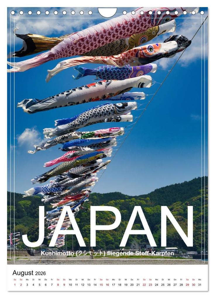 Weitere Ansicht: Japan PosterArt 2024 (Wandkalender 2026 DIN A4 hoch), CALVENDO Monatskalender | Michael Lieder - Artem24.eu, Calvendo