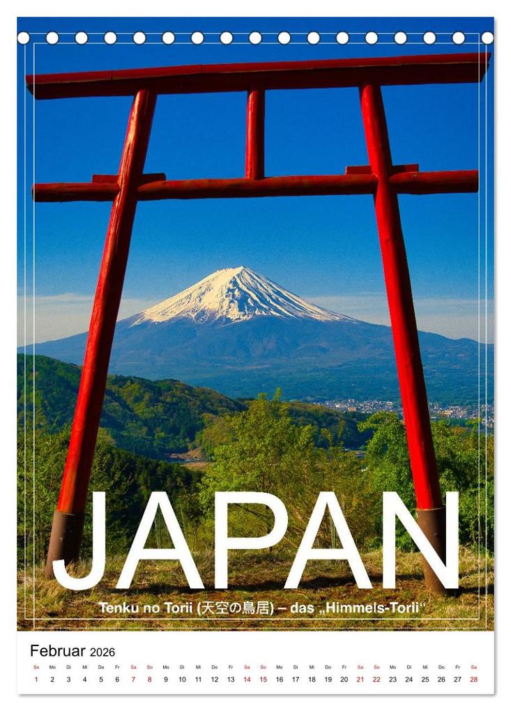 Weitere Ansicht: Japan PosterArt 2024 (Tischkalender 2026 DIN A5 hoch), CALVENDO Monatskalender | Michael Lieder - Artem24.eu, Calvendo