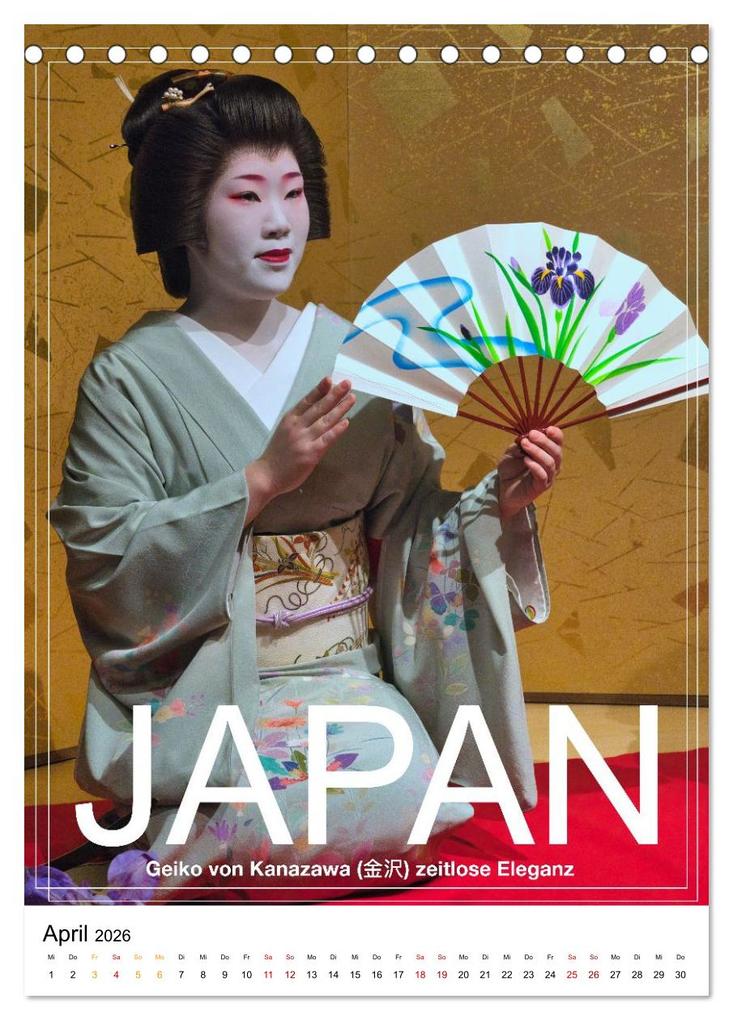 Weitere Ansicht: Japan PosterArt 2024 (Tischkalender 2026 DIN A5 hoch), CALVENDO Monatskalender | Michael Lieder - Artem24.eu, Calvendo