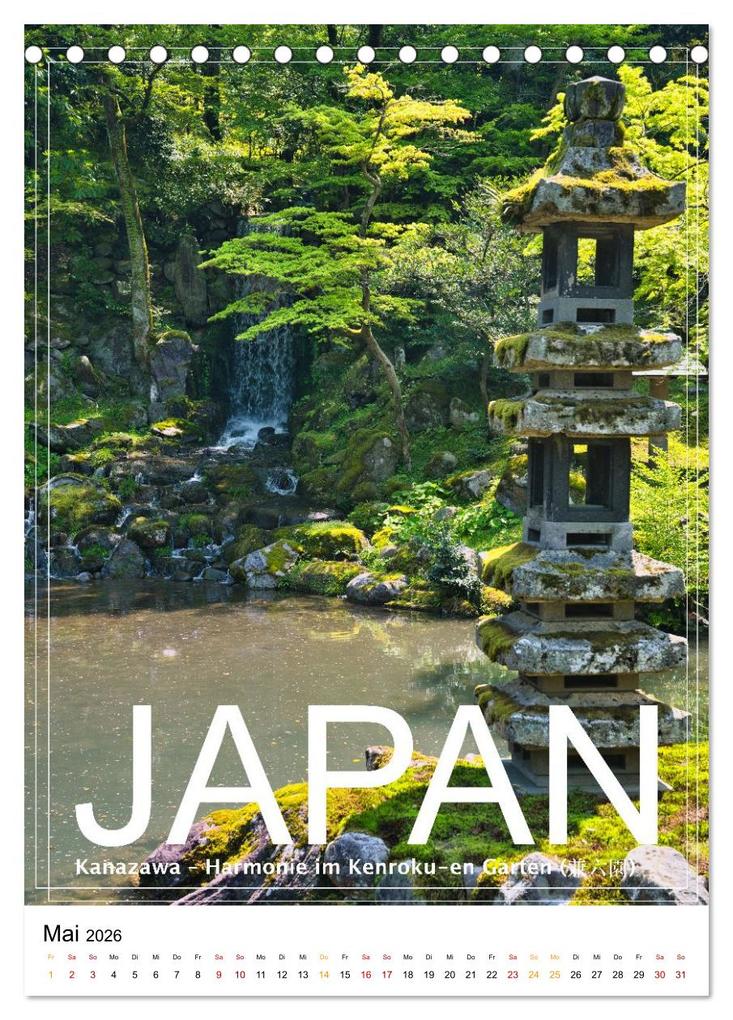 Weitere Ansicht: Japan PosterArt 2024 (Tischkalender 2026 DIN A5 hoch), CALVENDO Monatskalender | Michael Lieder - Artem24.eu, Calvendo