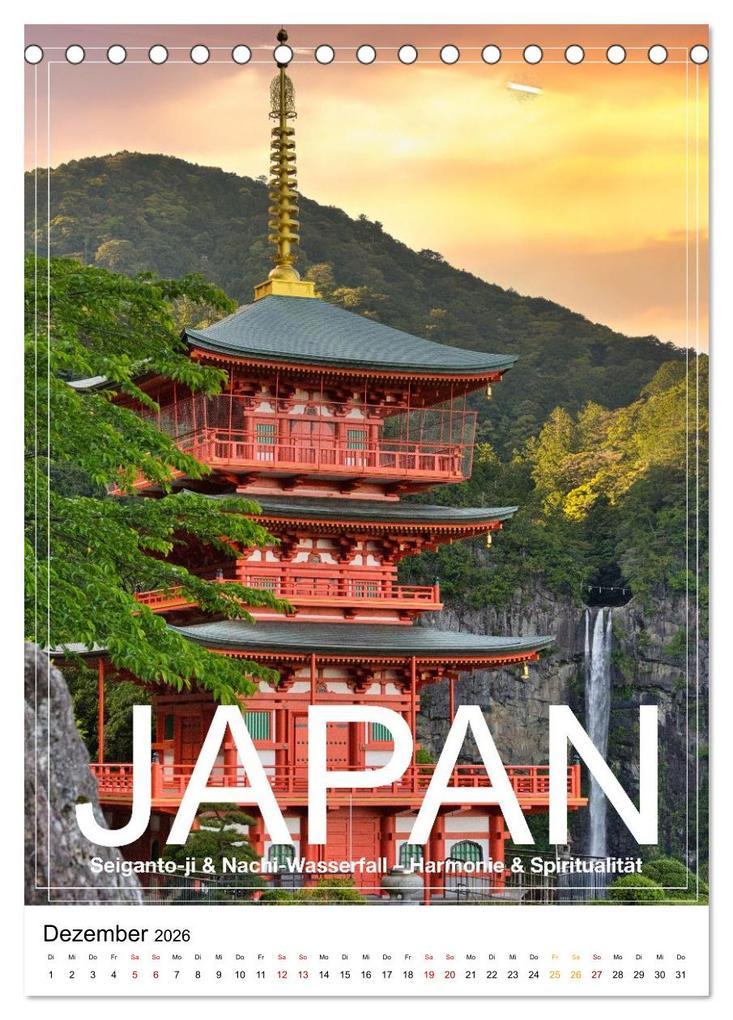 Weitere Ansicht: Japan PosterArt 2024 (Tischkalender 2026 DIN A5 hoch), CALVENDO Monatskalender | Michael Lieder - Artem24.eu, Calvendo