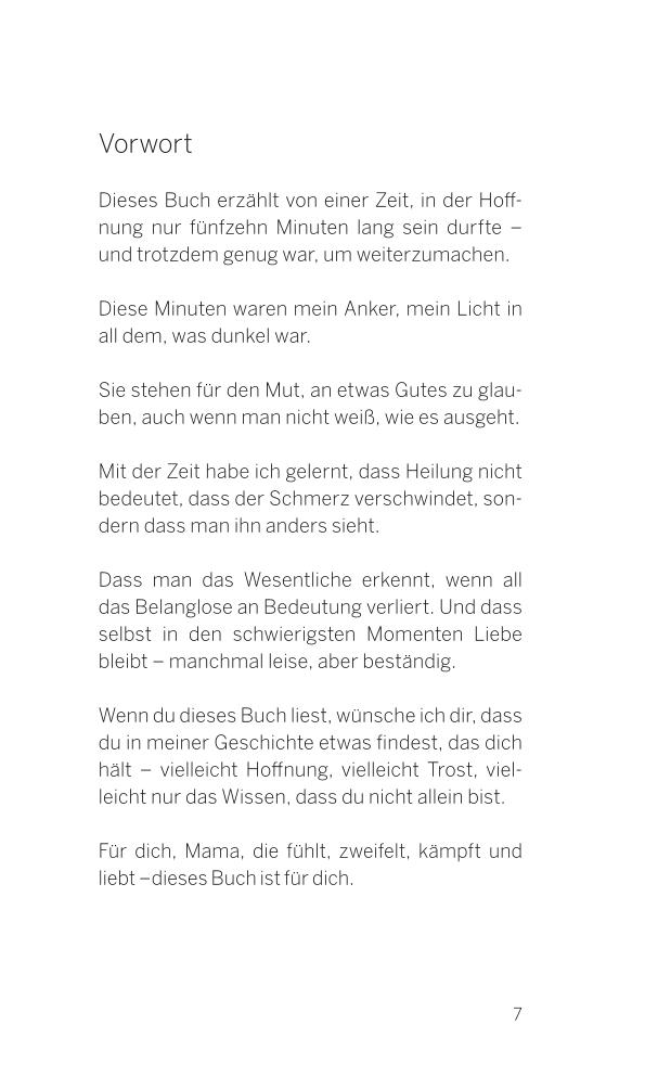 Weitere Ansicht: Fünfzehn Minuten | Cindy Nyffeler