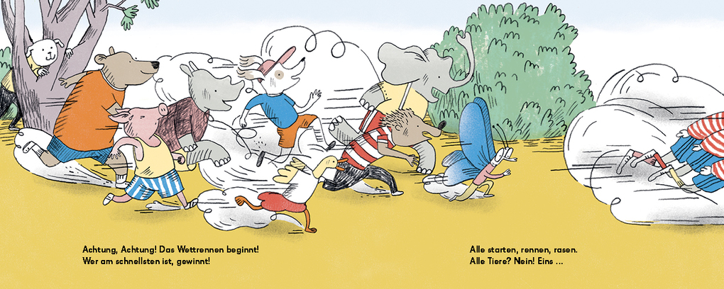 Weitere Ansicht: Alle rennen, rasen, sausen! | Gundi Herget