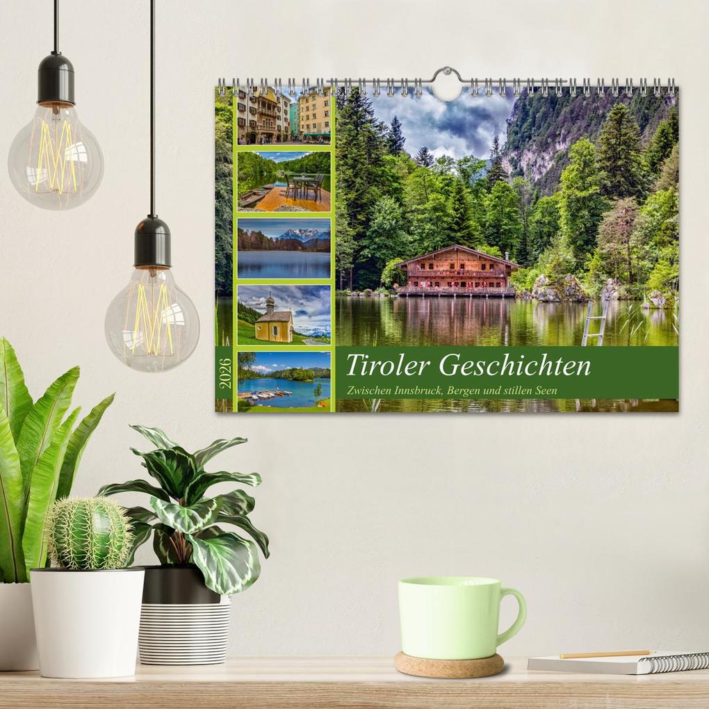 Weitere Ansicht: Tiroler Geschichten - Zwischen Innsbruck, Bergen und stillen Seen (Wandkalender 2026 DIN A4 quer), CALVENDO Monatskalender | Ursula Di Chito, Calvendo