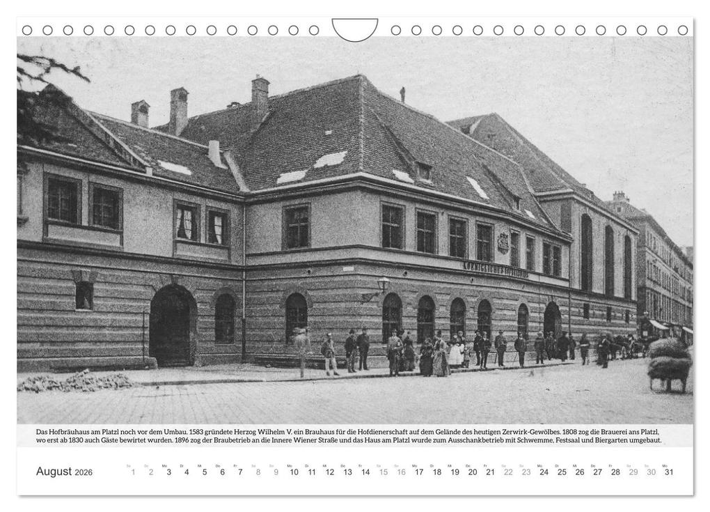 Weitere Ansicht: Historisches München - Alte Münchner Brauereien, Brauhäuser und Bierpaläste (Wandkalender 2026 DIN A4 quer), CALVENDO Monatskalender | historisches.muenchen historisches.muenchen, Calvendo, historisches.muenchen