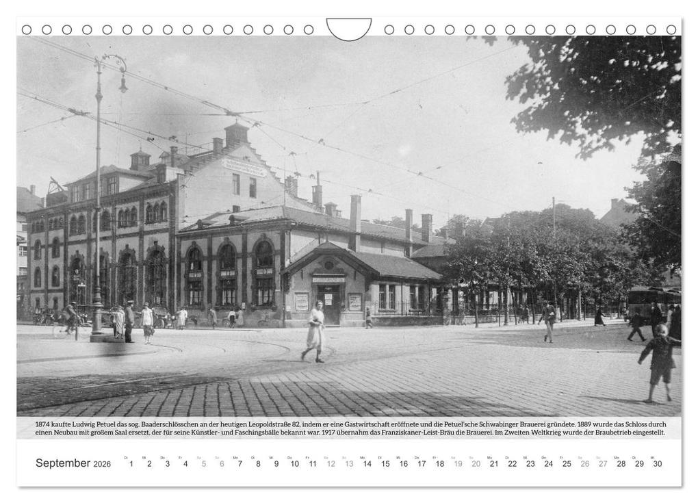 Weitere Ansicht: Historisches München - Alte Münchner Brauereien, Brauhäuser und Bierpaläste (Wandkalender 2026 DIN A4 quer), CALVENDO Monatskalender | historisches.muenchen historisches.muenchen, Calvendo, historisches.muenchen