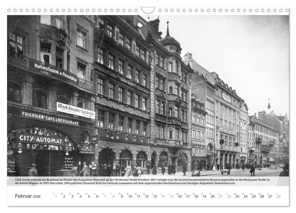 Weitere Ansicht: Historisches München - Alte Münchner Brauereien, Brauhäuser und Bierpaläste (Wandkalender 2026 DIN A3 quer), CALVENDO Monatskalender | historisches.muenchen historisches.muenchen, Calvendo, historisches.muenchen