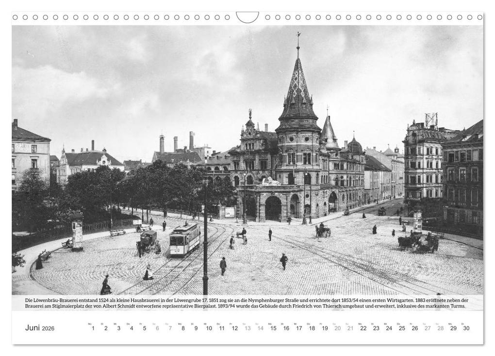 Weitere Ansicht: Historisches München - Alte Münchner Brauereien, Brauhäuser und Bierpaläste (Wandkalender 2026 DIN A3 quer), CALVENDO Monatskalender | historisches.muenchen historisches.muenchen, Calvendo, historisches.muenchen
