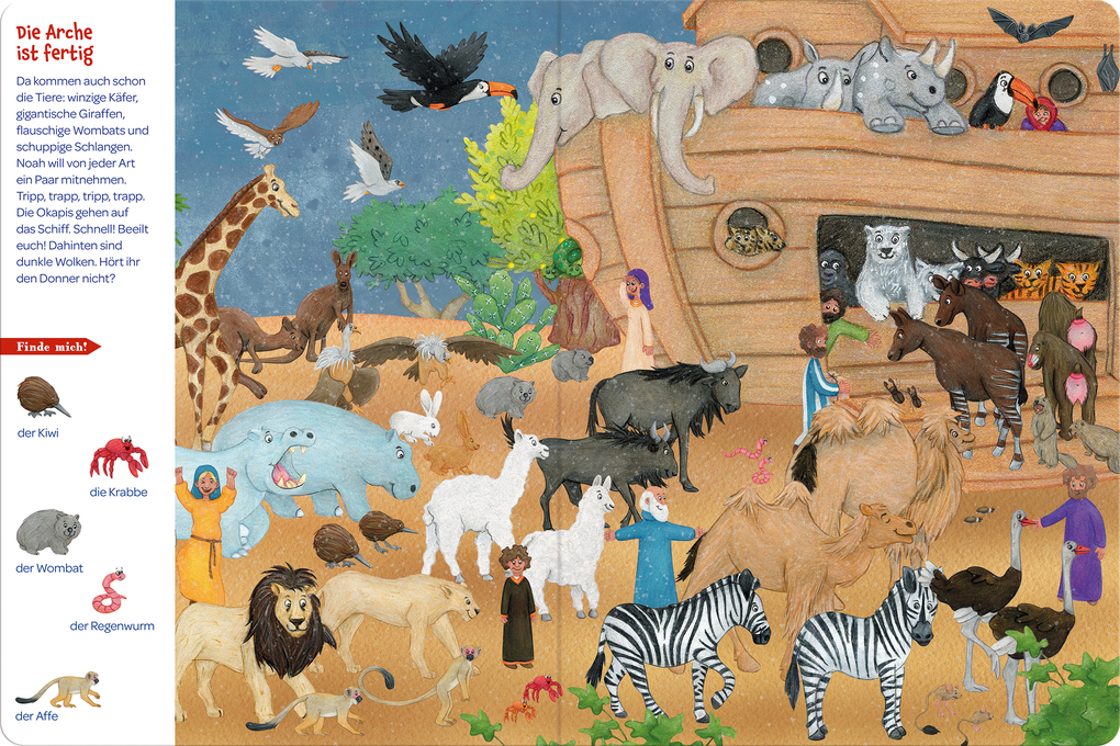 Weitere Ansicht: Mein buntes Arche Noah Wimmelbuch | Vera Lörks