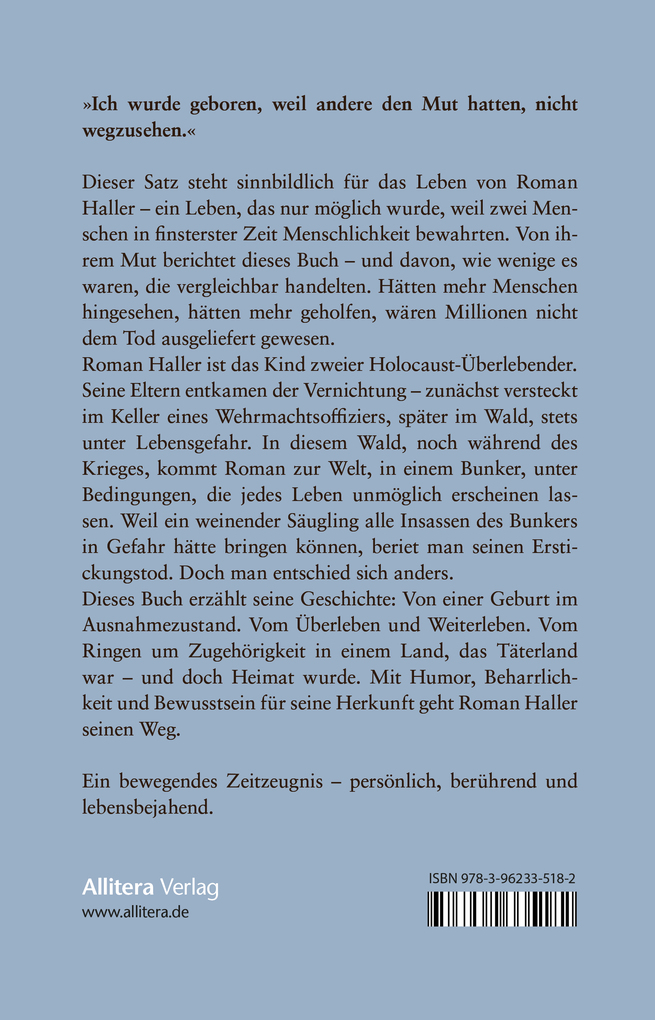 Weitere Ansicht: Vom Überleben ins Leben | Roman Haller