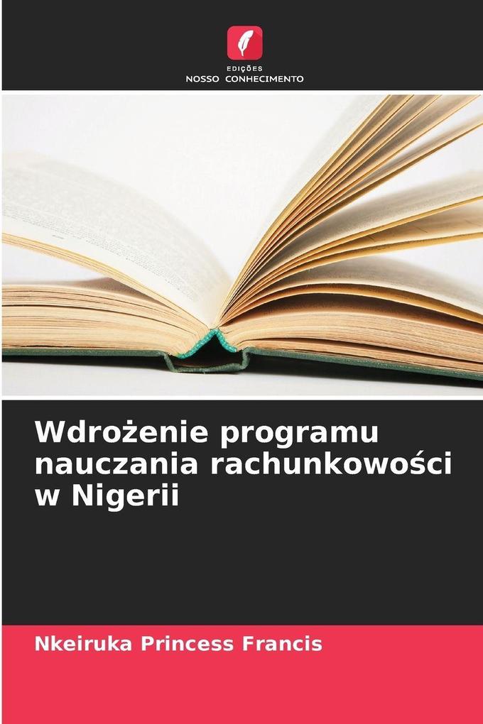 Produktbild: Wdroenie programu nauczania rachunkowoci w Nigerii | Nkeiruka Princess Francis