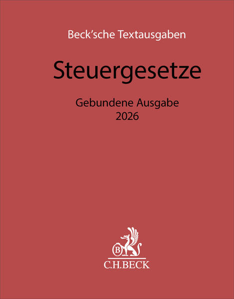 Produktbild: Steuergesetze Gebundene Ausgabe 2026
