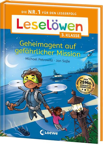 Produktbild: Leselöwen 3. Klasse - Geheimagent auf gefährlicher Mission | Michael Petrowitz