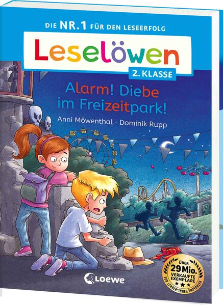 Produktbild: Leselöwen 2. Klasse - Alarm! Diebe im Freizeitpark! | Anni Möwenthal