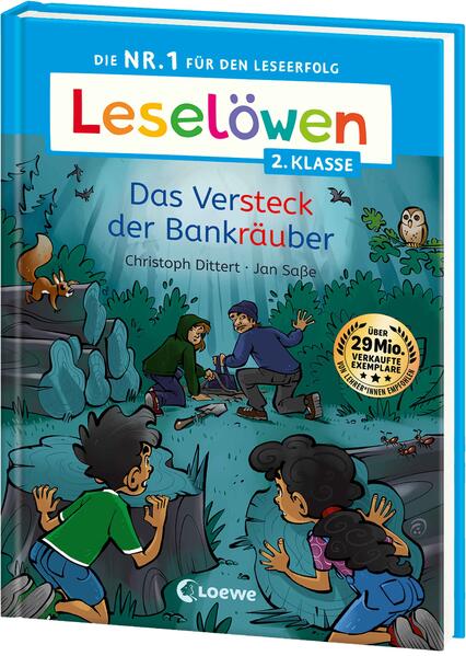 Produktbild: Leselöwen 2. Klasse - Das Versteck der Bankräuber | Christoph Dittert