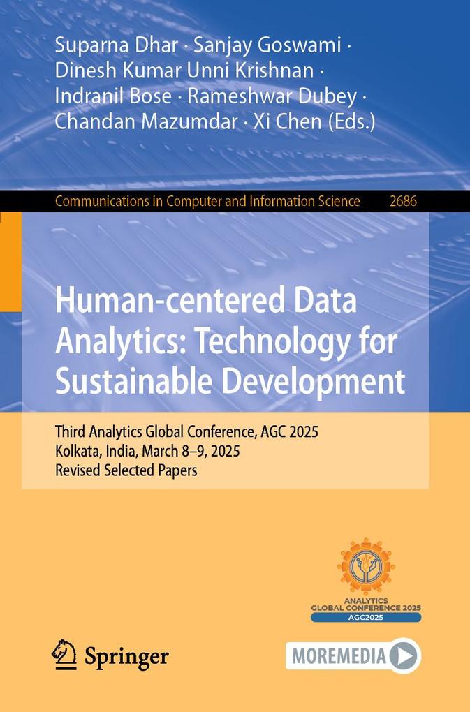 Produktbild: Human-centered Data Analytics: Technology for Sustainable Development