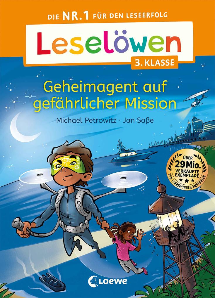 Produktbild: Leselöwen 3. Klasse - Geheimagent auf gefährlicher Mission | Michael Petrowitz