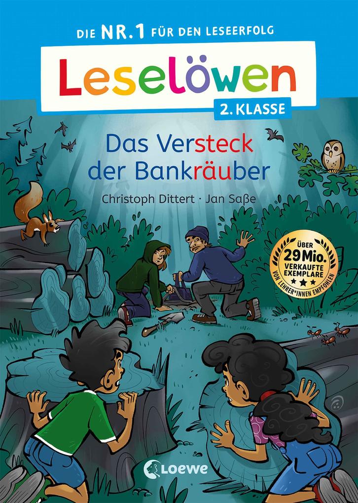 Produktbild: Leselöwen 2. Klasse - Das Versteck der Bankräuber | Christoph Dittert