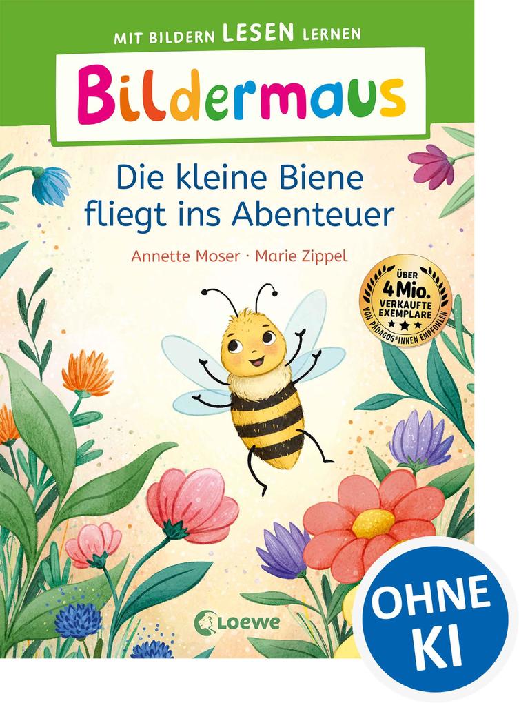 Produktbild: Bildermaus - Die kleine Biene fliegt ins Abenteuer | Annette Moser