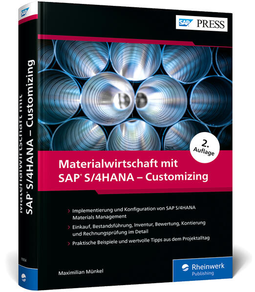 Produktbild: Materialwirtschaft mit SAP S/4HANA - Customizing | Maximilian Münkel