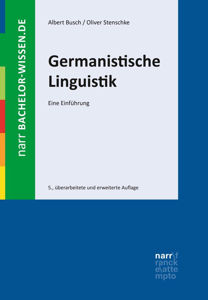 Produktbild: Germanistische Linguistik | Albert Busch, Oliver Stenschke