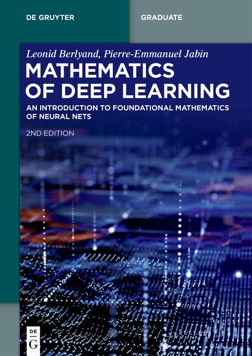 Produktbild: Mathematics of Deep Learning | Leonid Berlyand, Pierre-Emmanuel Jabin