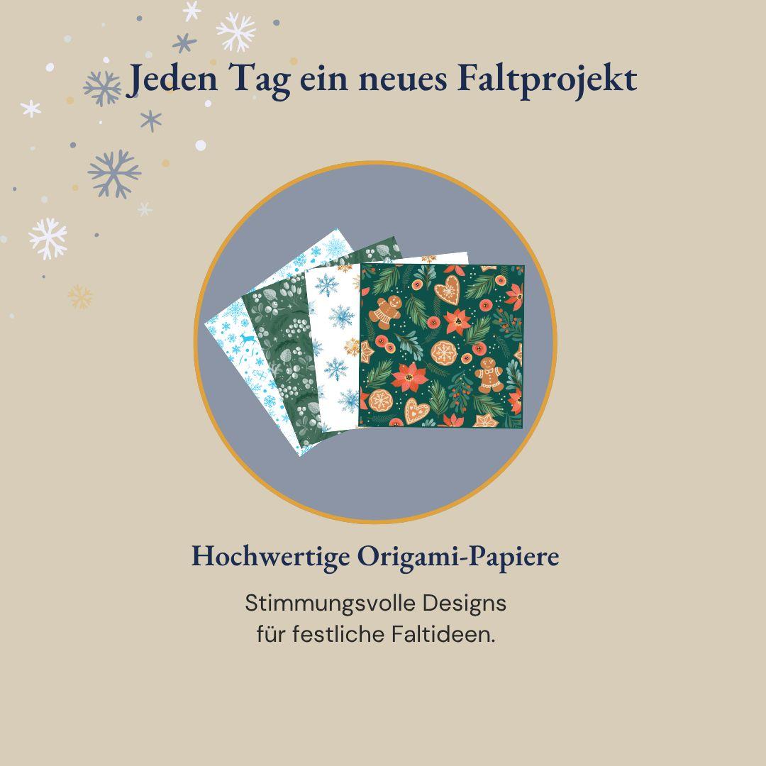 Weitere Ansicht: Winterzauber. Origami-Adventskalender. | Nancy Neumann