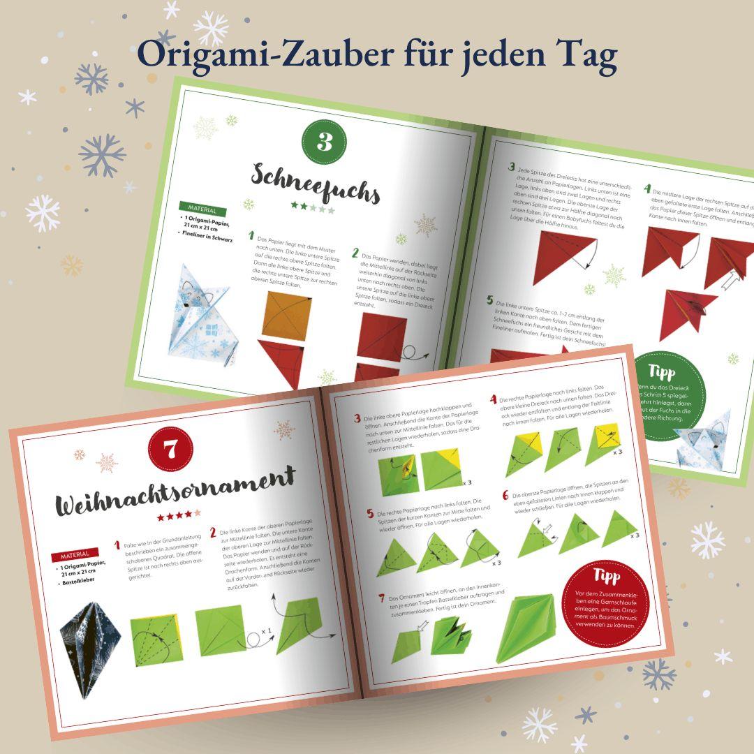 Weitere Ansicht: Winterzauber. Origami-Adventskalender. | Nancy Neumann