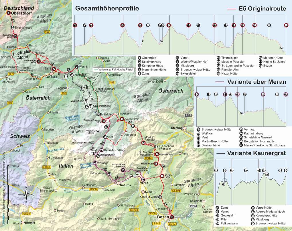 Weitere Ansicht: E5 Oberstdorf - Meran/Bozen | Christian K. Rupp